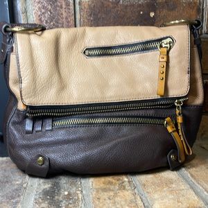 orYANY Genuine Leather Foldover Tote